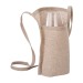 Probierglashalter aus recycelter Baumwolle (150 g/m2), mit Tasche und Balg. Geschäftsgeschenk