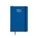 Agenda journalier 2025 avec couverture en PU et bande élastique Geschäftsgeschenk