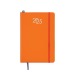 Agenda journalier 2025 avec couverture en PU et bande élastique Geschäftsgeschenk