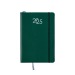Agenda journalier 2025 avec couverture en PU et bande élastique Geschäftsgeschenk
