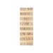 Tour en bois basculante, 54 blocs, avec pochette en coton, jeu de construction Werbung