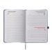 Agenda journalier 2026, couverture rigide en PU thermocollé avec piqûres sur les bords Geschäftsgeschenk