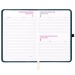 Agenda journalier 2026, couverture rigide en PU thermocollé avec piqûres sur les bords Geschäftsgeschenk