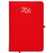 Agenda journalier 2026, couverture rigide en PU thermocollé avec piqûres sur les bords Geschäftsgeschenk