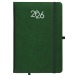 Agenda journalier 2026, couverture rigide en PU thermocollé avec piqûres sur les bords, agenda Werbung