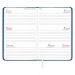 Agenda de poche hebdomadaire 2026 avec couverture rigide en PU Geschäftsgeschenk