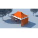 Tente aluminium 4,5x3m Geschäftsgeschenk