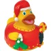 Weihnachtsmann Ente, 8 cm Geschäftsgeschenk