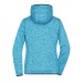 Fleecejacke mit Kapuze, Damen - Gewicht: 320 gr/m². Geschäftsgeschenk