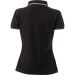Unifarbenes Polo-Shirt für Damen mit kurzen Ärmeln. Geschäftsgeschenk