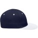 Bicolor 6 Panel Cap., Mütze mit flachem Schirm Werbung