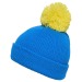 Strickmütze mit zweifarbigem Bommel Geschäftsgeschenk
