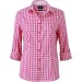Kariertes Hemd für Frauen - James Nicholson, Damenhemd Werbung