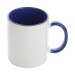 Zweifarbiger vierfarbiger Becher, Tasse mit vierfarbigem Fotodruck Werbung