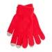 Paar taktile Handschuhe, Tasthandschuh Werbung