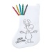 Chaussette de Noël à colorier Plicom Geschäftsgeschenk