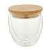 Mug double paroi en verre 420ml, Mug de voyage isolant Werbung