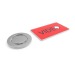 Pin métal magnet rectangle 30x18mm, badge Werbung