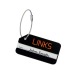 Luggage Tag Aluminium Noir Geschäftsgeschenk
