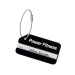Luggage Tag Aluminium Noir, porte-étiquette à bagage Werbung