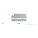 Luggage Tag Aluminium Silver Geschäftsgeschenk