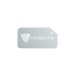 Luggage Tag Aluminium Silver, porte-étiquette à bagage Werbung