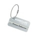 Luggage Tag Aluminium Silver Geschäftsgeschenk
