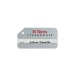 Luggage Tag Aluminium Silver Geschäftsgeschenk