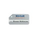 Luggage Tag Aluminium Silver, porte-étiquette à bagage Werbung