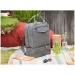 Isothermischer Rucksack 'Yari', RPET grau meliert, isothermischer Rucksack Werbung