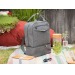 Isothermischer Rucksack 'Yari', RPET grau meliert Geschäftsgeschenk