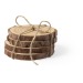 Set 4 sous-verre en bois, sous-verre et sous-bock Werbung