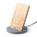 Support ciment et bambou avec charge sans fil 5W, Chargeur sans fil à induction Werbung