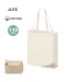 Faltbare Tragetasche aus Jute und Baumwolle Geschäftsgeschenk