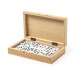 Jeu de domino dans un coffret bambou, domino Werbung