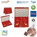 Calendrier de l'avent A5 Couverture version écologique Geschäftsgeschenk