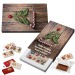 Calendrier de l'avent Coffret cadeau motif standard personnalisé avec des napolitains Geschäftsgeschenk