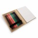Set de crayons de couleur, carnet de notes - Paddy Geschäftsgeschenk