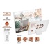 Calendrier de l'Avent à poser impression personnalisée, Callebaut chocolat au lait calendrier Geschäftsgeschenk