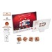 Calendrier de l'Avent à poser personnalisé, Callebaut chocolat au lait calendrier Geschäftsgeschenk