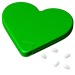 Distributeur de pastilles de menthe Coeur Geschäftsgeschenk