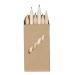 Ensemble de crayons de couleur Nature 6, courts Geschäftsgeschenk