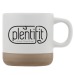 Terra - Tasse en céramique à base d'argile de 350ml Sérigraphie, Tasse Werbung