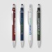 Orbit Spinner Verchromter Metallkugelschreiber mit Colour Jet Pen, Stift mit Stylus für den Touchscreen Werbung