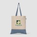 Quebec - Sac fourre-tout en coton recyclé bicolore 140 g/m² Sérigraphie Geschäftsgeschenk
