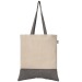 Quebec - Sac fourre-tout en coton recyclé bicolore 140 g/m² Sérigraphie Geschäftsgeschenk