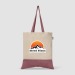 Quebec - Sac fourre-tout en coton recyclé bicolore 140 g/m² Sérigraphie, Tote bag Werbung