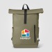 Sac à dos recyclé imperméable à roulettes Sérigraphie, sac à dos roll-top Werbung