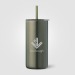Gobelet Borealis en acier inoxydable recyclé avec paille - 475 ml Colour Jet, Mug isotherme Werbung
