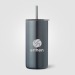 Gobelet Borealis en acier inoxydable recyclé avec paille - 475 ml Colour Jet Geschäftsgeschenk
